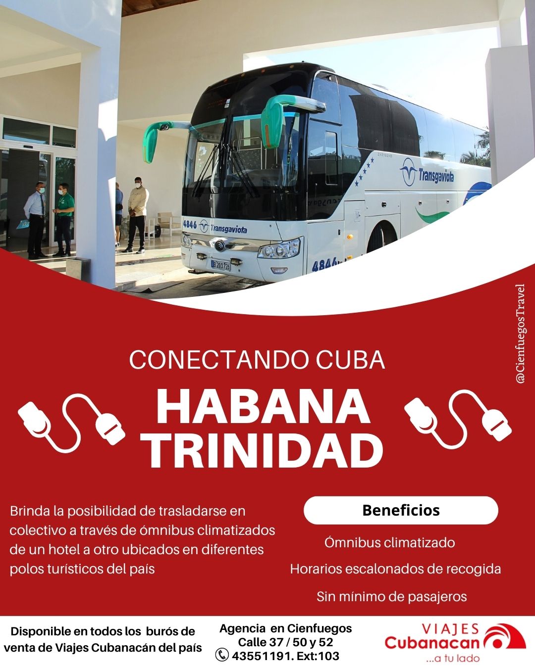 Servicio Conectando Cuba desde Cienfuegos